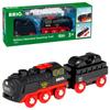 BRIO Power Steam Train Wooden Rail Electric Vehicle Locomotive 33884