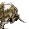 Bull Statue Sculpture Desktop Decoration 17x5x10.9cm Decorative Lightweight Handicraft for Cafe Bar