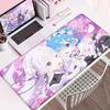 Новый милый коврик для мыши Re Zero Rem, игровой HD-печать, XXL-коврик для мыши, большой коврик для стола компьютера и ноутбука, нескользящий, для клавиатуры, аниме-девушка, коврик для стола