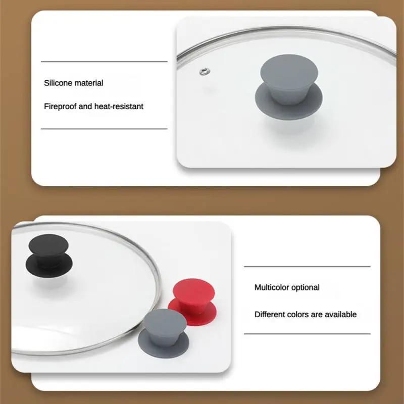 Силиконовая универсальная ручка для крышки кастрюли, сменная ручка для кастрюли, кухонная утварь, ручки для крышки кастрюли, кухонные принадлежности