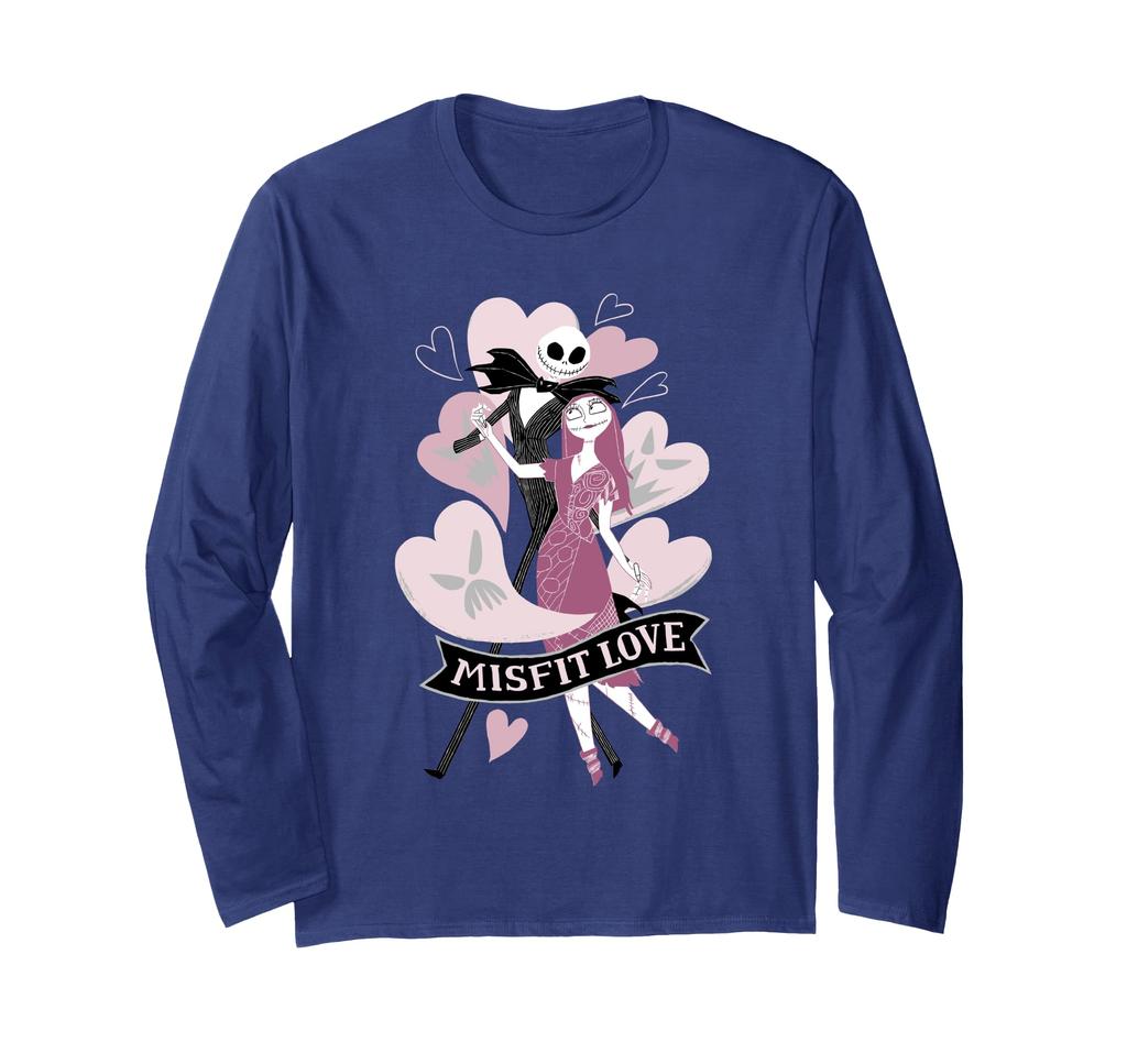Disney The Nightmare Before Christmas Valentine's Day Misfit Love Long Sleeve T-Shirt