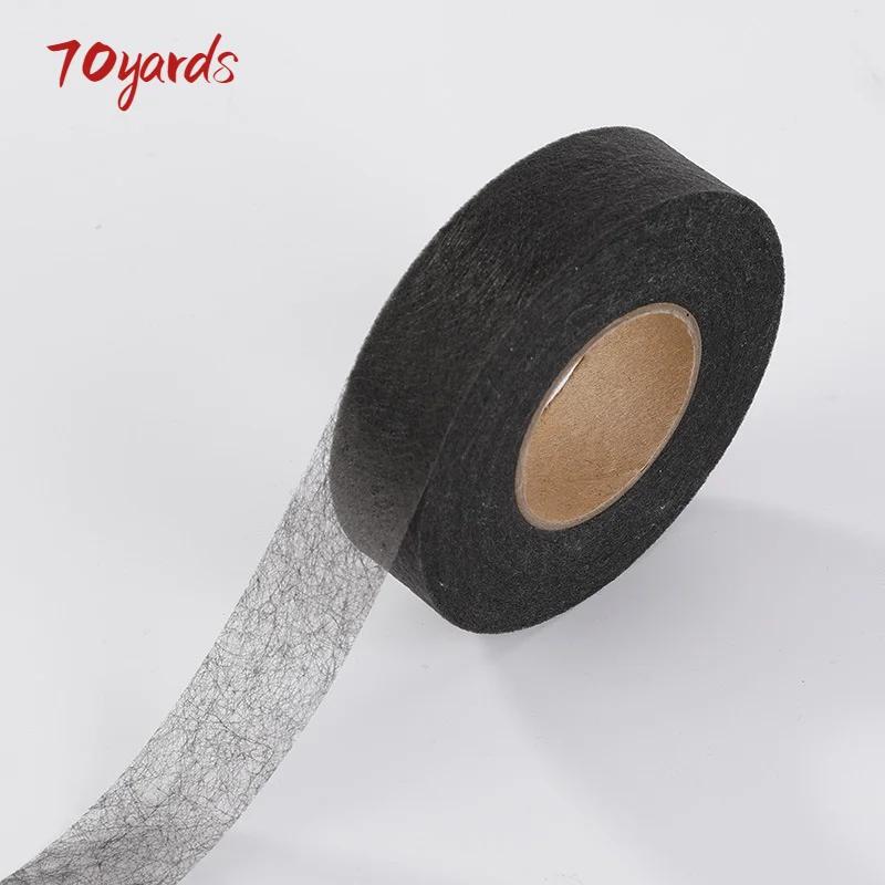 Двусторонняя клейкая лента для швейных аксессуаров, белая тканевая клеевая прокладка для одежды, ткань, сделай сам, ручная работа, швейный аксессуар