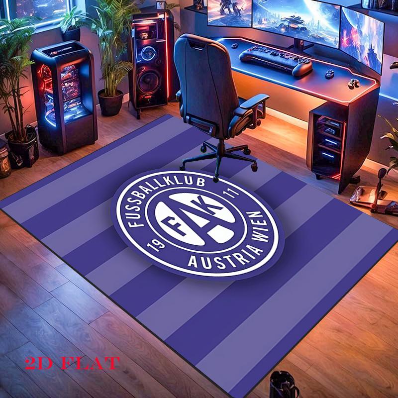 FK Austria Wien Ковер для гостиной, спальни, дома, украшение дивана, нескользящий коврик для игр детей