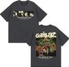 Band Gorillaz The Mountain Tour 2026 Graphic T Shirt Unisexs Clothing Unisexs Fashion Vintage Short Sleeve Casual Cotton Tshirt