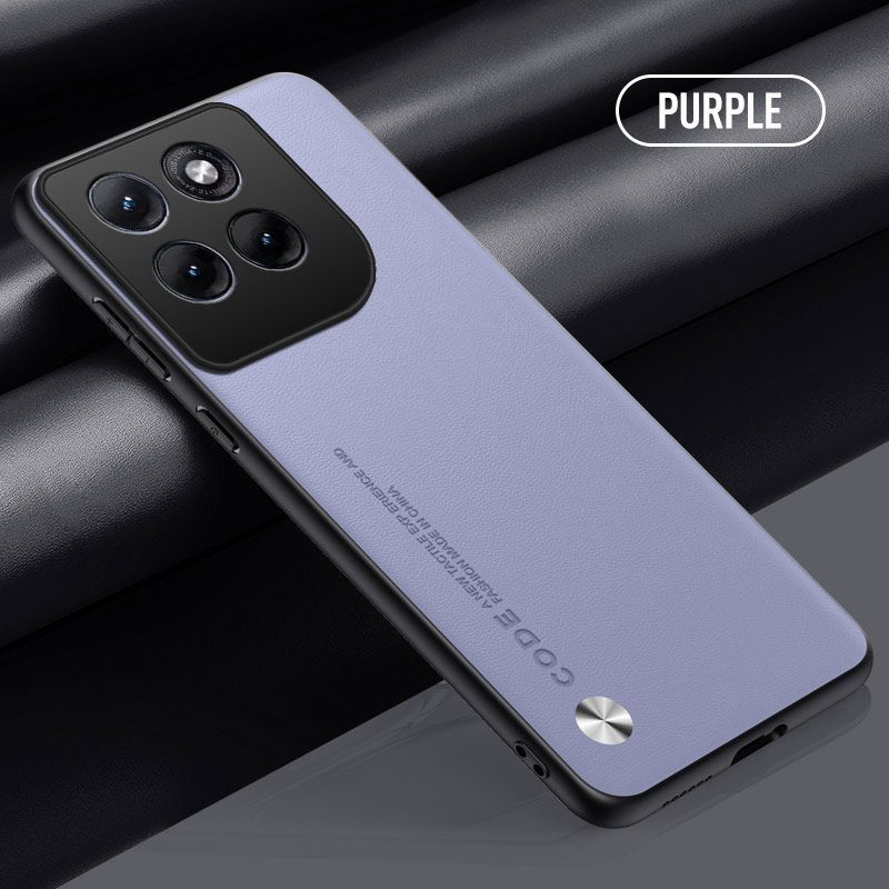 Чехол для Motorola Edge 70 Pro Простой Матовый PU Веганская Кожаная Крышка Телефона Для Moto Edge70 Pro Чехол Устойчивый к Отпечаткам Пальцев Бампер