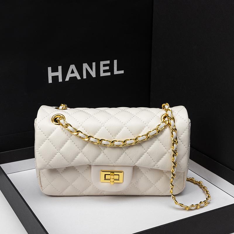 Модная женская сумка с цепочкой Golden Ball на весну и лето с клетчатой сумкой Diamond Check для женщин, сумка через плечо на одно плечо, маленькая квадратная сумка