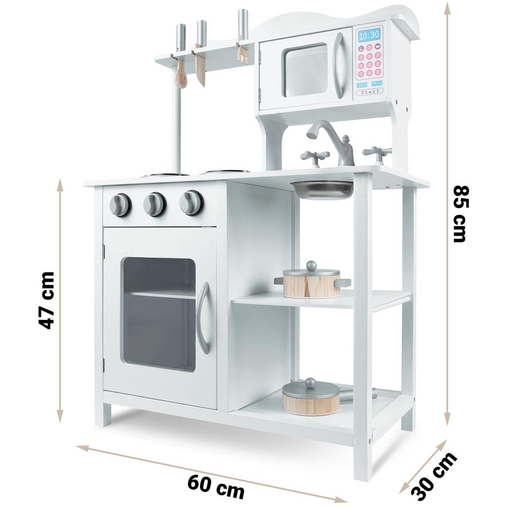 Wooden Kitchen For Children 60 X 30 X 85 Cm