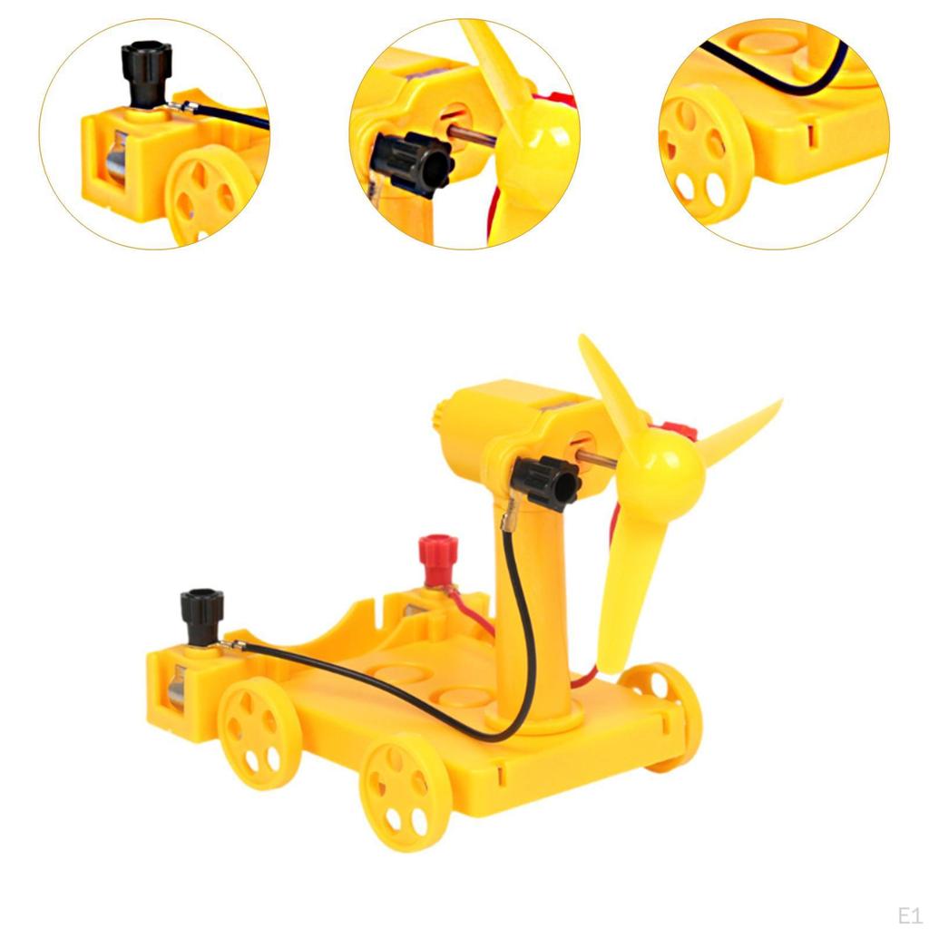 Игрушка-машинка на ветряной тяге «Сделай сам», модель для научного эксперимента, поделки, учебное пособие для праздничного подарка