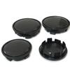 4Pcs/Set 65mm Car Wheel Center Hub Cap Black Chrome Blank Rim Cover No Logo Fit For V/W Auto Styling Replacement Accessories