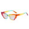 Ins New Retro Gradient Cat Eye Women Sunglasses Personality Brand Candy Color Design Fashion Trend Men Uv400
