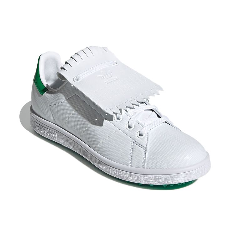 adidas Stan Smith Primegreen Бело-зеленые кроссовки унисекс без шипов Cloud-White Q46252