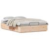 Ottoman Bed Frame Natural 120 x 190 cm Solid Pine Wood