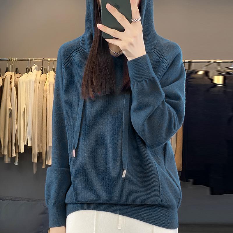 Autumn New Hooded Sweater Women's Pullover Hoodie Casual Fashion Sweater Jacket Bottoming Shirt