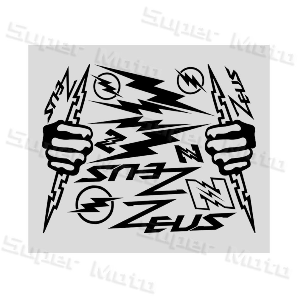 Наклейка на мотошлем ZEUS Водонепроницаемые Аксессуары Декоративные Для Yamaha Kawasaki Honda Ducati BMW KTM Benelli Наклейки