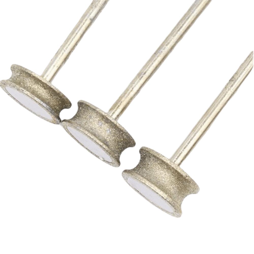 Shank Diameter 3mm Diamond Grinding Wheel 2-8mm Size Polishing Wheel Glass Grinding