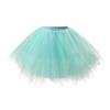 Women Tulle Skirt 50s Tutu Petticoat Elastic Waist Short Ballet Crinoline Petticoat Carnival Costume Underskirt