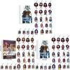 (Purple)Katseye Christmas Blind Box Porte-clés Set avec Figurines Acryliques pour Offrir Cadeau
