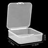 Pp Transparent Box Rectangular Flip Storage Box Square Packaging Case Round Blister Box Accessories Organizing Product Packag