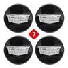 3D For Cadillac Escalade Deville CTS CT5 XT5 XTS XLR BLS SLS STS ATS 67mm 4pcs Car Wheel Center Hub Caps Cover Emblem Accessorie