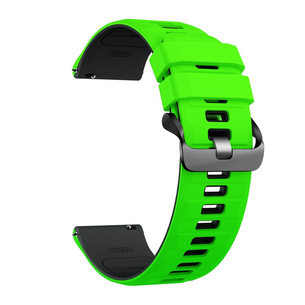 22mm Dual Color Silicone Strap for Huawei Watch GT 6/5/5 Pro/4 46mm Quick Release Watch Band