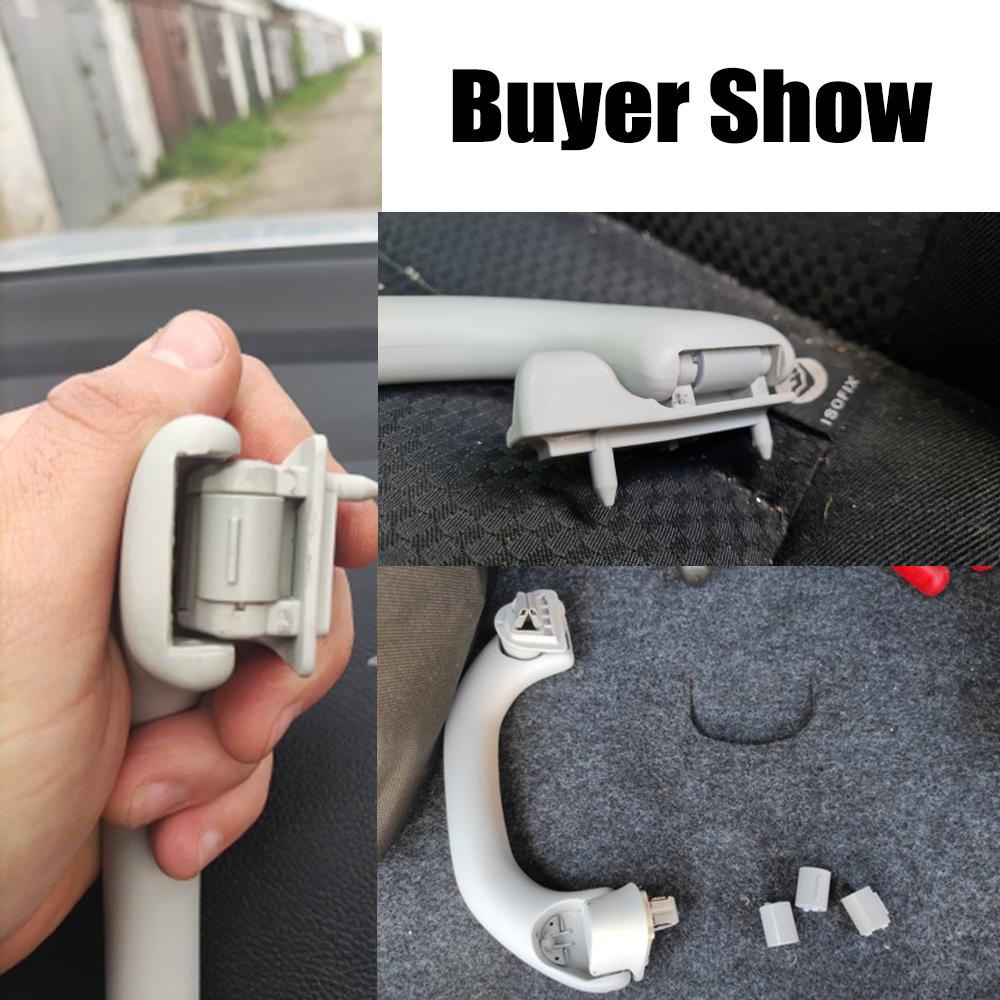 4 шт., потолочная ручка автомобиля, демпферы, зажим для подлокотника, кронштейн для VW Tiguan Golf Jetta Bora Polo 2018 Skoda Octavia Chery A3 A5