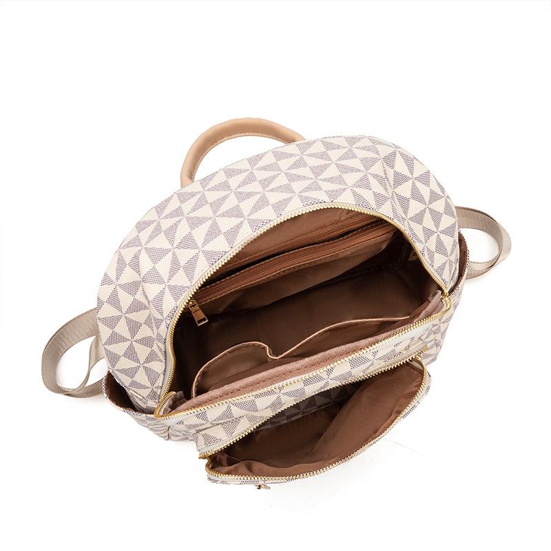 Европейский и американский рюкзак для женщин Модный рюкзак в новом стиле Ретро с принтом букв Большая вместимость Дорожная сумка для поездок на работу