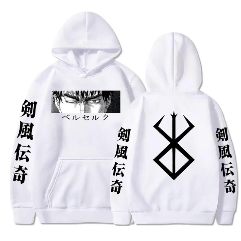 Толстовки с капюшоном Anime Berserk Hoodie Осень-Зима