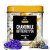 Чай из Ромашки и Клитории (18 пак, 1,83 г), Chamomile Butterfly Pea Herbal Tea,  Blue Tea