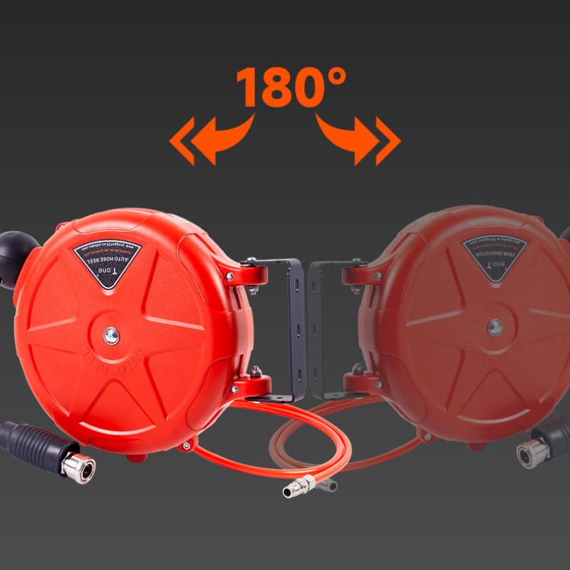 Wall Mounted Tracheal Coiling Device Automatic Retractable Pipe Reel Automotive Maintenance Beauty Tool