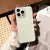 Прозрачный чехол для телефона с ушками кошки для iPhone 17 Air 16 Plus 15 14 13 12 11 Pro Max X XS XR 7 8 SE 2022 2020 Минималистичный Ударопрочный Прозрачный Защитный Чехол