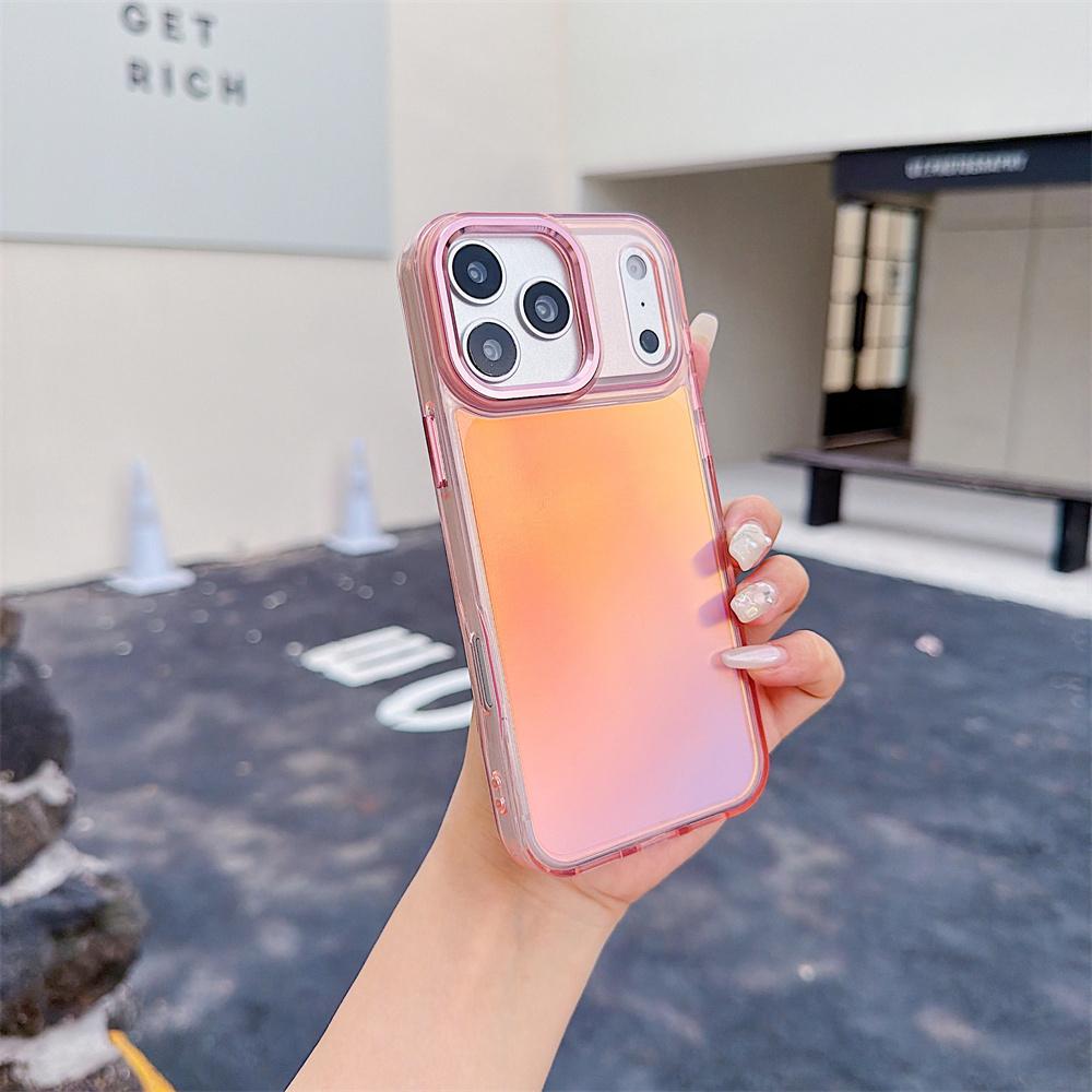 Роскошный Цветной Хамелеон Чехол для Телефона Для iPhone 17 Pro Max Air 16 15 Plus 14 13 12 11 X XS Ударопрочный Защитный Задний Чехол для Мобильного