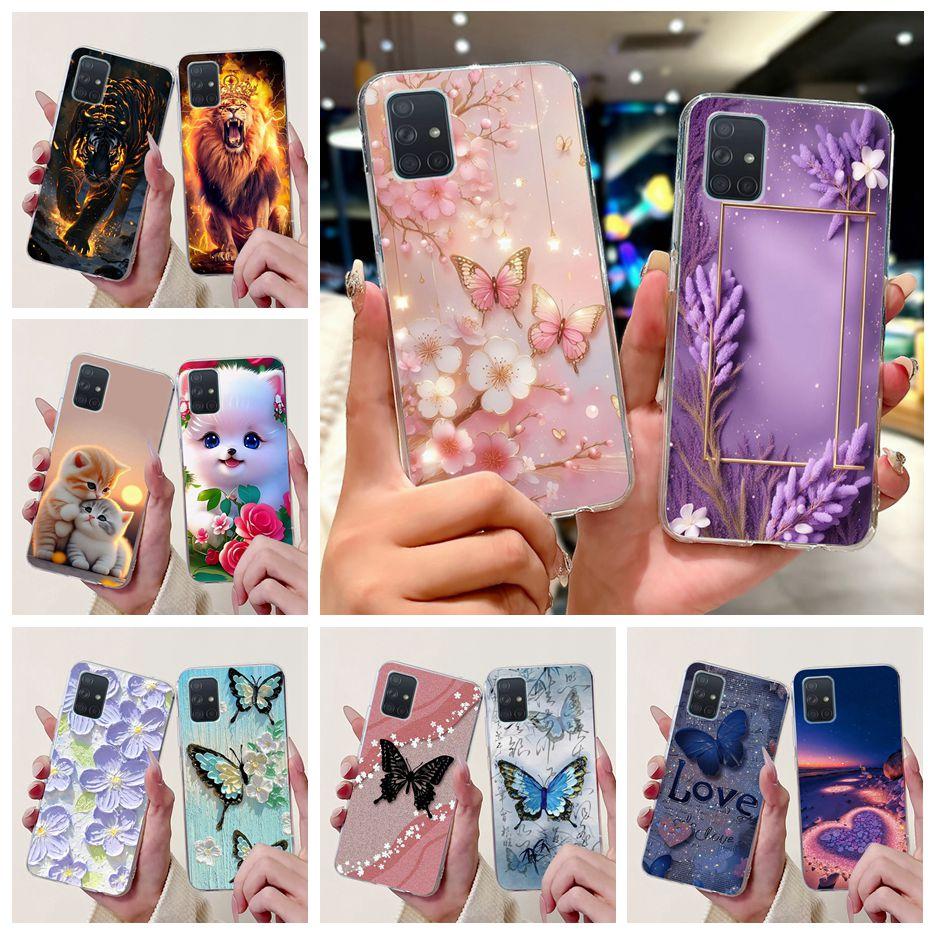 Чехол для Samsung Galaxy A31 A51 A71 A315F A515F A715F Новый Роскошный Расписной Чехол Мягкий Силиконовый Чехол Для Samsung A51 A 31 71 Fundas