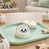 Glitter Steamed Bun Toy 1/4/5Pcs Halloween Dumpling Squeeze with Steamer Box, Cartoon Box Stress Relief Toy, Ball Fidget for Home Office Sensory Toys