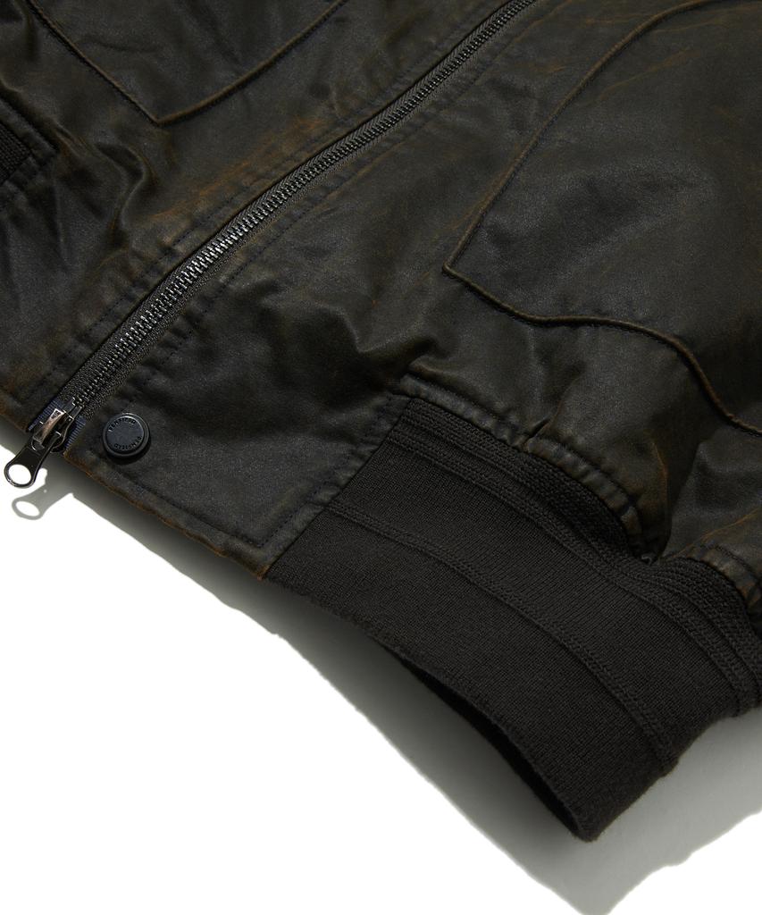 Penfield Washed Cotton Ma-1 Jacket Black_Fs1Wj17U