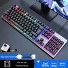 QiSha Wireless RGB Gaming Mechanical Keyboard (Black Switch)