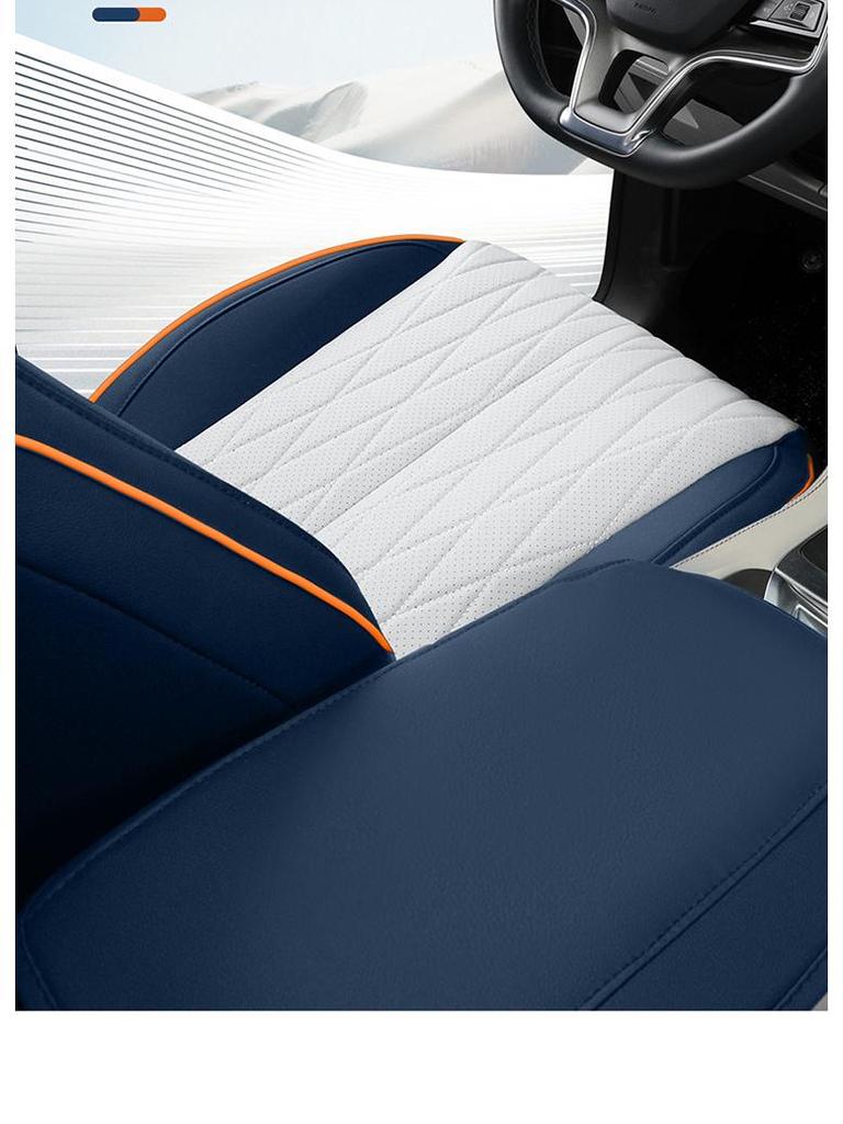 Four Seasons Leather Car Seat Cushion for 2020 BYD Song PLUS - Five-Seat Cover