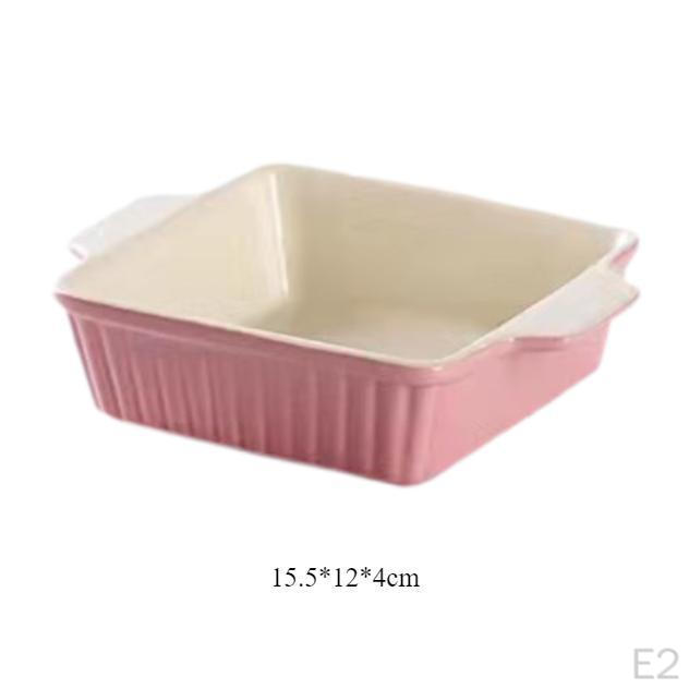 Baking Dish,Casserole Dishes for Oven,Dinnerware Dish Porcelain Daily Use Banquet