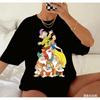 Трендовая Повседневная Белоснежка Семь Гномов Узор из Кубиков TShirtland Семейная Одинаковая По Стилю Футболка