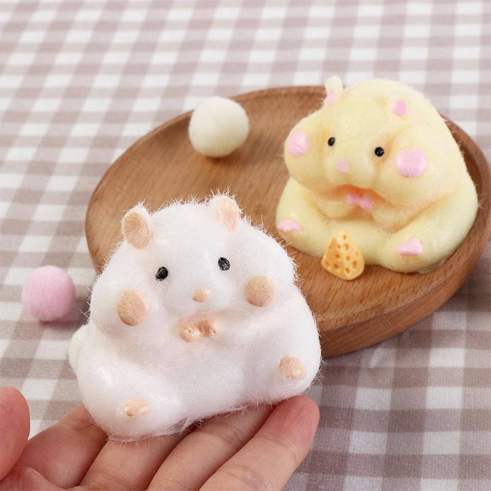 TPR Hamster Squeeze Toy Chess Pinch Decompression Toy Cute Cartoon Fidget Toy  Children