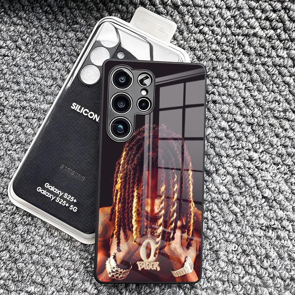 Rapper K-King Von Cool Phone Case For Samsung S26 Ultra S25 Edge Ultra S23 S22 S21 S20 Ultra Plus S24 Fe A25 Glass Cover