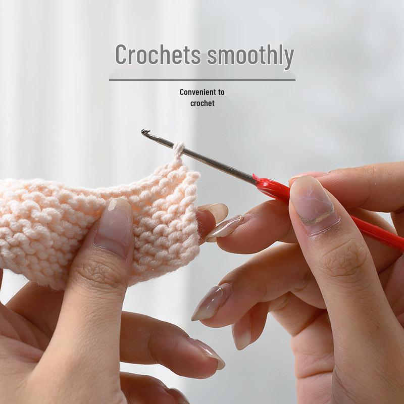 Набор двухсторонних крючков и спиц для вязания - 5 штук