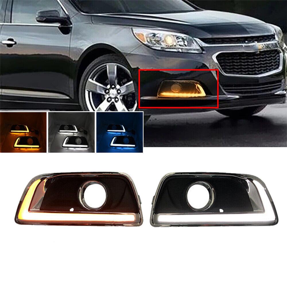 Светодиодные дневные ходовые огни и поворотники Furulu для Chevrolet Malibu