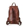 Genuine Goat Leather Travel Rucksack | Vintage Leather Laptop Backpack For Men