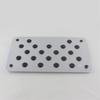 Universal Aluminum Alloy Car Non-slip Rubber Heel Plate Pedal Carpet Floor Mat