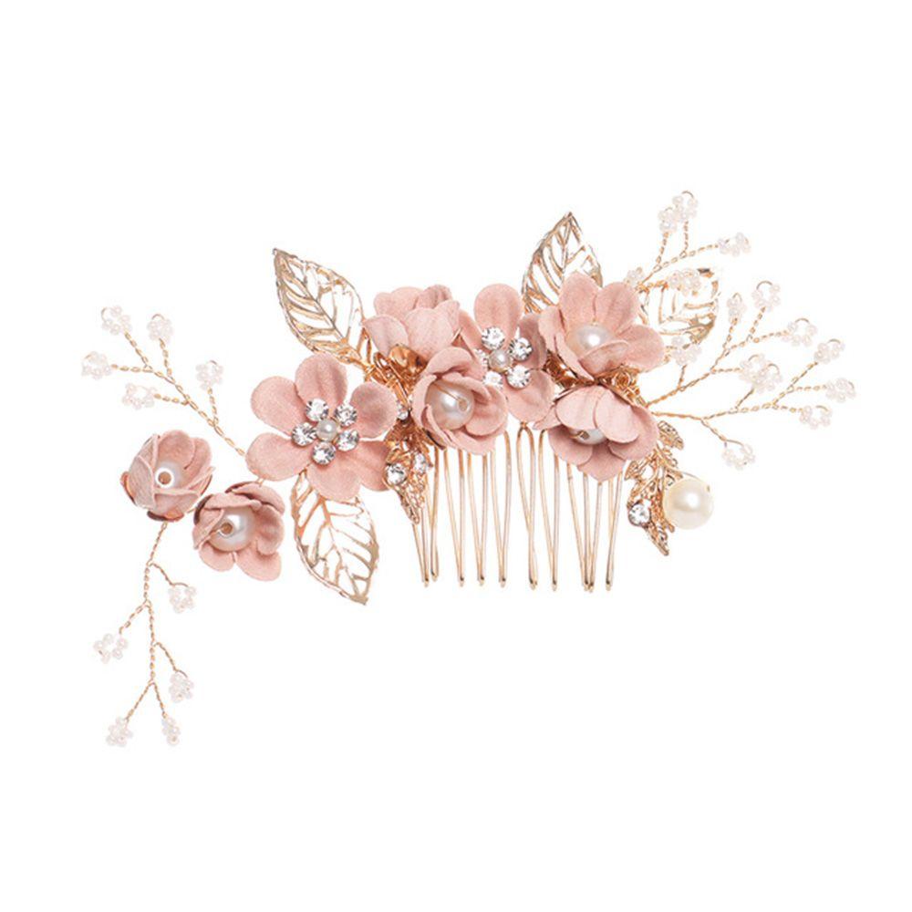 Headpiece Handmade Flower Bridal Wedding Headwear Hair Jewelry Bridal Hair Accessories Hair Comb