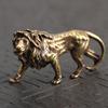 1Pc Miniature Copper Majestic Lion King Craft Home Table Desk Decor Ornaments