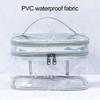 Cosmetic Bag Large Capacity Dry Wet Separation Waterproof Portable Handle Clear Visible Zipper Travel Toiletry Makeup Pouch Travelling Use
