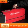 Interior Stickers Car Trunk Organizer Storage Bag Soft Felt Foldable Tidying Case For Renault QM6 Clio Koleos Megane Espace Kadj