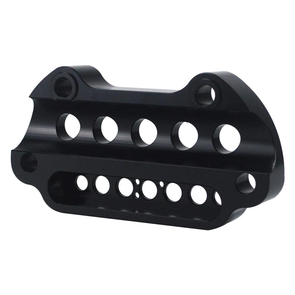 Запчасти для мотоциклов Harley Sportster 1200 883 XL Dyna Low Rider FXDF, алюминиевый индикатор, верхняя планка руля