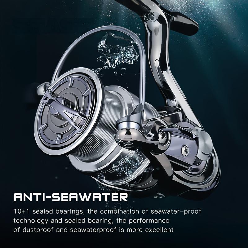 EXIST Spinning Reels Ultralight All Metal Saltwater or Freshwater Fishing Reels Surf Fishing Reel for Trout